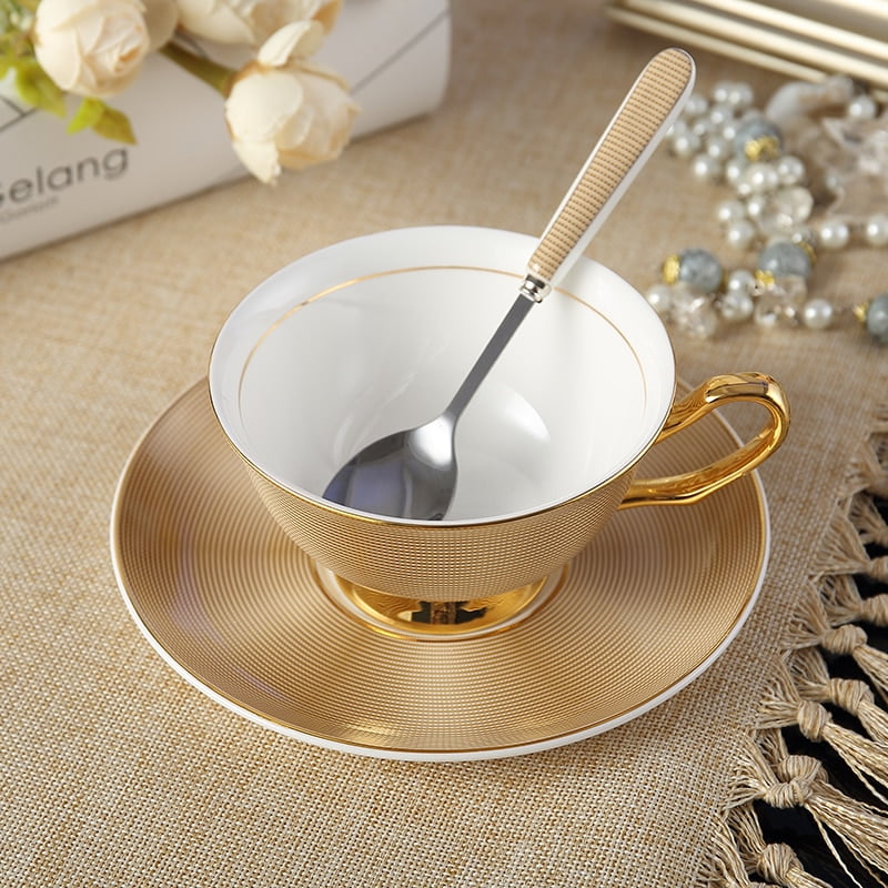 Luxury Ceramic Bone China Coffee Cup Set