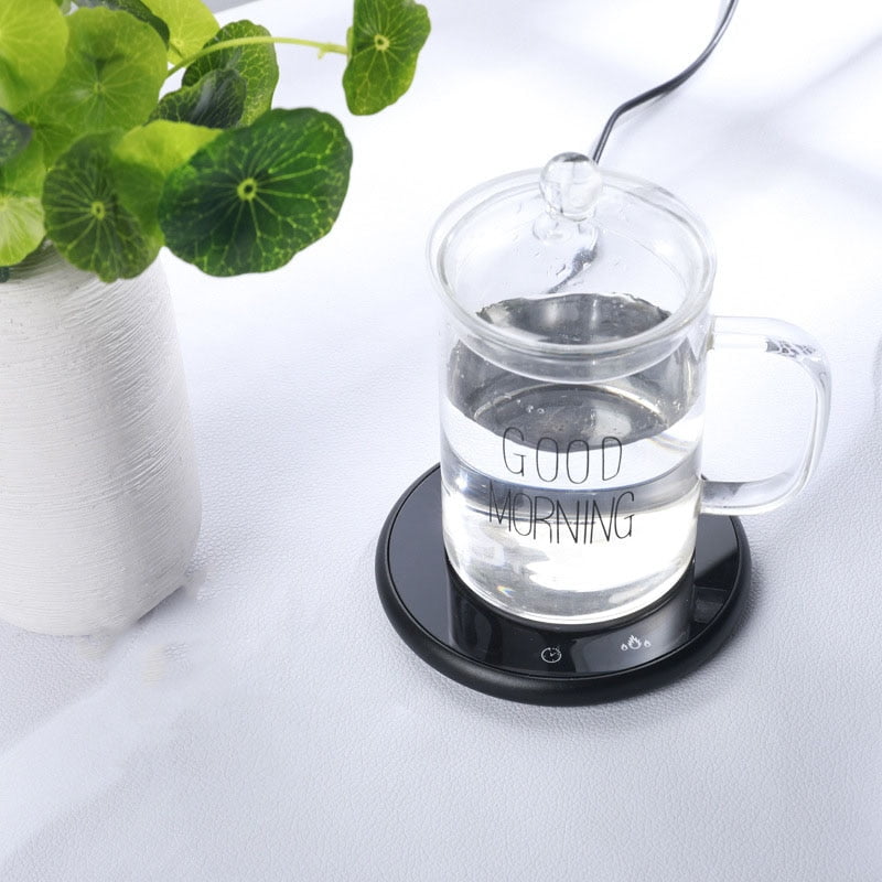 Round Coffee Cup Warmer with Timer